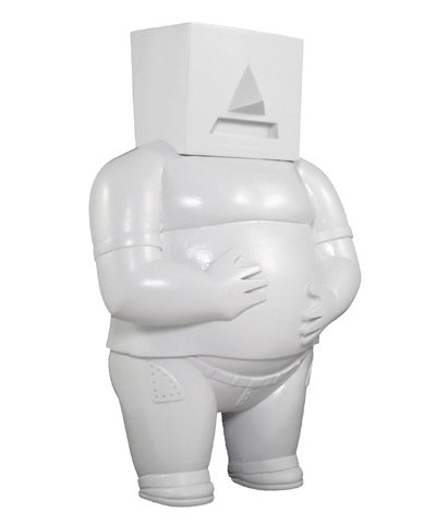 Fatboy figure by Squarehead, produced by Squarehead. Front view.