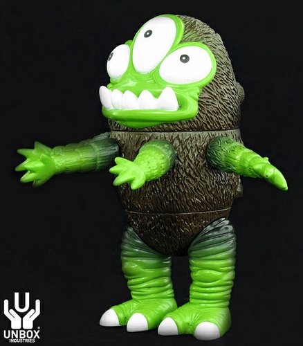 Spikewad - Kiwi Fruit  figure by Jeff Lamm, produced by Unbox Industries. Front view.