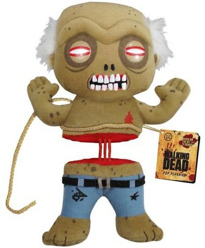 Well Zombie Plush figure, produced by Funko. Front view.