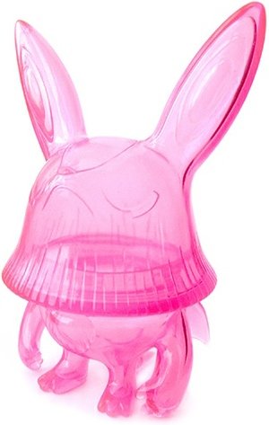 Tiruru - Clear Pink figure by Kaijin, produced by Wonderwall. Front view.