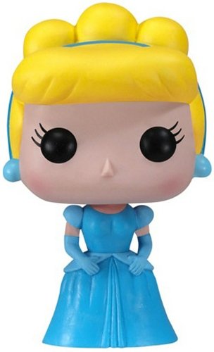 Cinderella figure by Disney, produced by Funko. Front view.