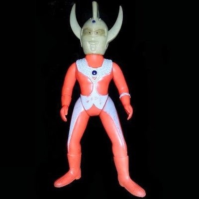 Ultraman Taro figure by Tsuburaya Productions, produced by Bullmark. Front view.