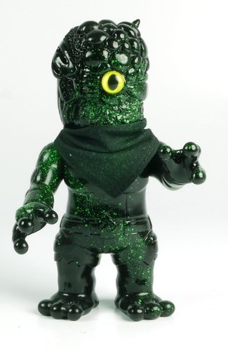 Mutant Chaosman -  Black & Green figure by Realxhead, produced by Realxhead. Front view.