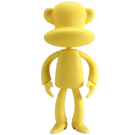 Design-It-Yourself Julius (Yellow Edition) figure by Paul Frank, produced by Play Imaginative. Front view.