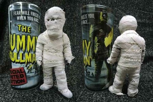 The Mummy Skullman figure by Balzac, produced by Secret Base. Front view.