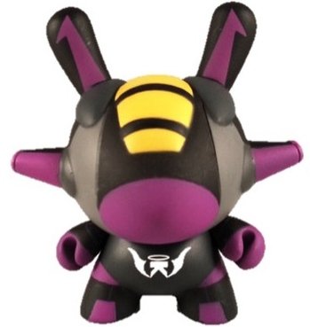 Flight - Chase figure by Kano, produced by Kidrobot. Front view.