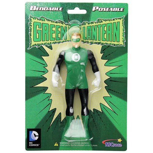 Green Lantern Bendable Figure figure by Dc Comics, produced by Njcroce. Front view.
