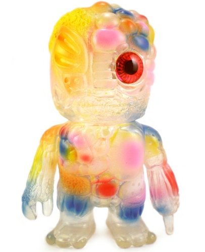 Mini Mutant Chaos - Clear Painted figure by Mori Katsura, produced by Realxhead. Front view.