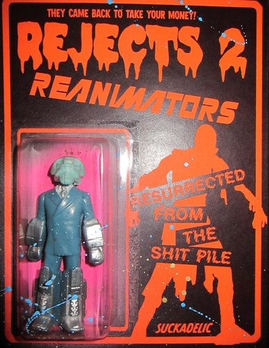 Rejects 2: Reanimators (Jerkbag Host) figure by Sucklord, produced by Suckadelic. Front view.