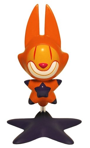 Rocket 00 - Orange Version figure by Jack Kaminski, produced by Jack In The Box. Front view.