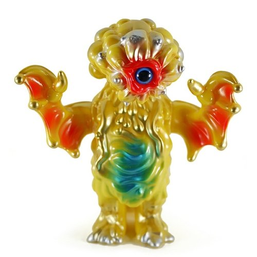 Dokugan - The Lost Kaiju Yellow Ver. figure by Blobpus, produced by Blobpus. Front view.