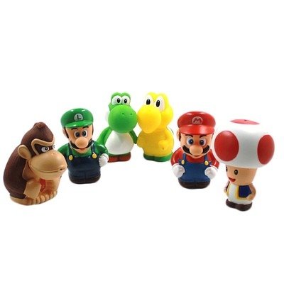 Nintendo 6 PC Set figure, produced by Nintendo. Front view.