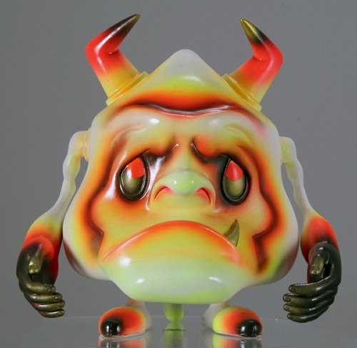 The Saddest Devil - Mission Terminated figure by Toby Dutkiewicz X Paul Kaiju, produced by DevilS Head Productions. Front view.