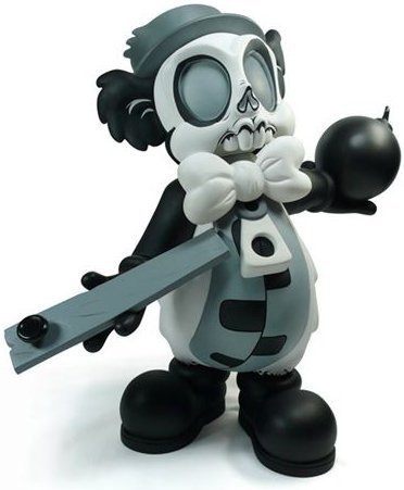 Slap Happy  - Panda figure by Brandt Peters, produced by Mindstyle. Front view.
