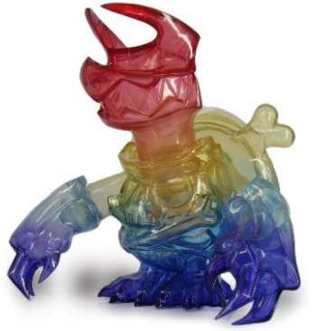 Skuttle X - Rainbow, One-Up 7th Anniversary figure by Touma, produced by Toumart. Front view.
