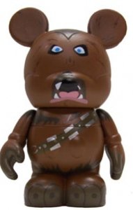 Chewbacca figure by Mike Sullivan, produced by Disney. Front view.