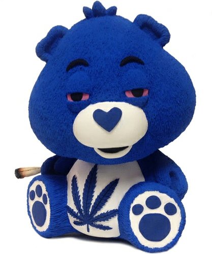 WeedBear - Blueberry Edition, Tenacious Toys Exclusive figure by Task One. Front view.