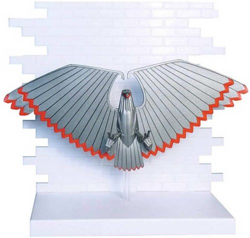 Pink Floyd The Wall - Eagle Warplane  figure, produced by Seg Toys. Front view.
