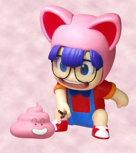 Dr.Slump Arare-chan Collection Figure figure, produced by CmS Corporation. Front view.