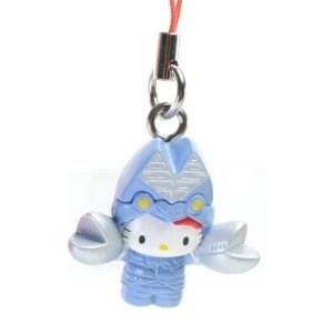 Hello Kitty as Baltan figure, produced by Sanrio. Front view.