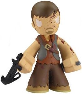 Blood Splattered Daryl figure, produced by Funko. Front view.