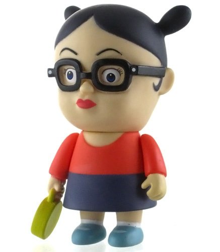 Little Enid Doll figure by Daniel Clowes, produced by Presspop. Front view.