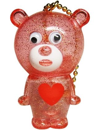 Wonderful Bear Keychain figure by The Wonderful! Design Works, produced by Wdw. Front view.