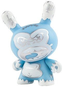 Holidape Dunny - Chanukah figure by Jeremy Madl (Mad), produced by Kidrobot. Front view.