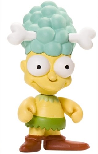 Sideshow Mel figure by Matt Groening, produced by Kidrobot. Front view.