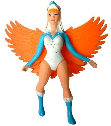 Sorceress figure by Roger Sweet, produced by Mattel. Front view.