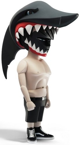 Jaws - OG figure by Mark Landwehr, produced by Coarsetoys. Front view.