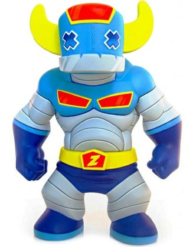 Dairobo-Z Ultra figure by Dolly Oblong. Front view.