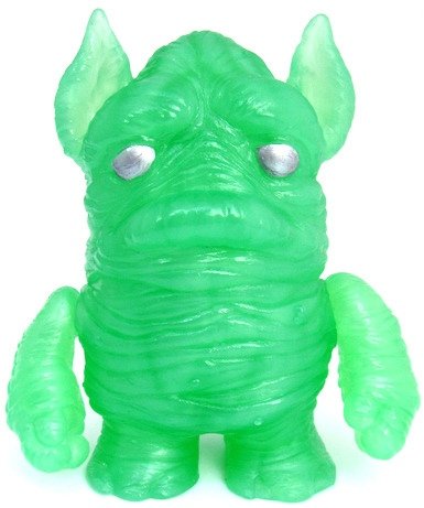 The Squonk - Jade figure by Motorbot, produced by Deadbear Studios. Front view.
