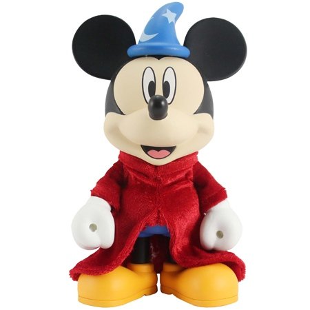 Sorcerer Mickey Mouse As seen in Fantasia figure by Disney, produced by Play Imaginative. Front view.