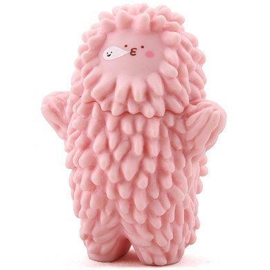 Baby Treeson Pink figure by Bubi Au Yeung, produced by Crazylabel. Front view.