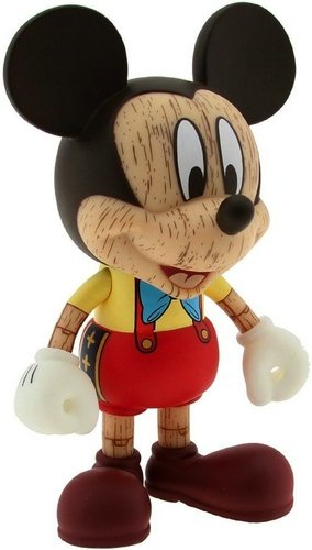 Mickey Mouse - Pinocchio figure by Disney, produced by Play Imaginative. Front view.