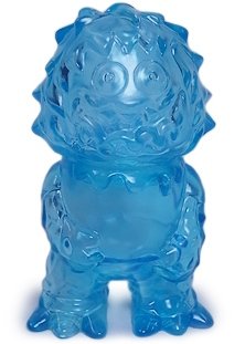 Pocket Hujilis Ghost -  Clear Blue figure by Le Merde, produced by Gargamel. Front view.