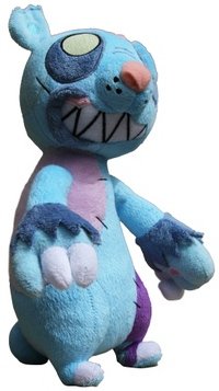 Zombear Plush figure by Fenra, produced by Patch Together. Front view.