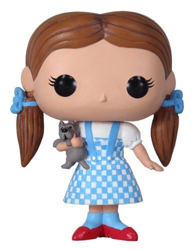 Dorothy & Toto  figure, produced by Funko. Front view.