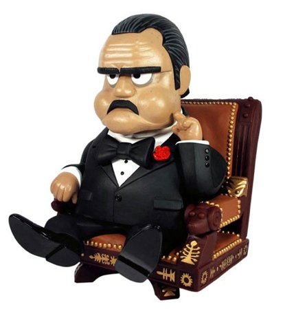 The Godfather - Classic figure by Michael Lau, produced by Mindstyle. Front view.