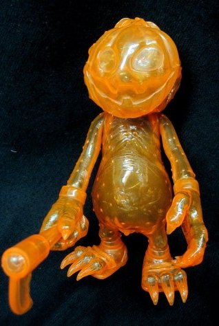 Boogie Man - Clear Orange figure by Cure Toys, produced by Cure Toys. Front view.