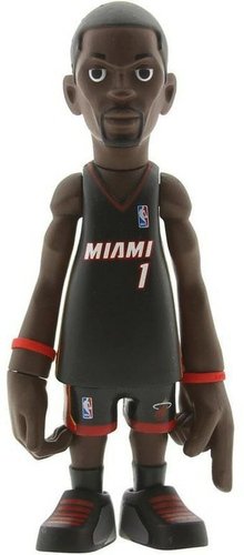 Chris Bosh - Road Jersey figure by Coolrain, produced by Mindstyle. Front view.