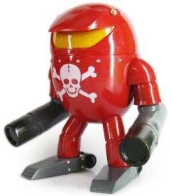 NINE Chaser - Red Pirate (One-Up Exclusive) figure by Rumble Monsters, produced by Rumble Monsters. Front view.