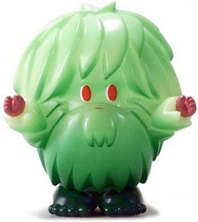 Dawnman - Luminous Moss figure by Gumliens, produced by One-Up. Front view.