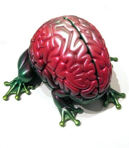 Jumping Brain 5 Hp Resin C figure by Emilio Garcia. Front view.