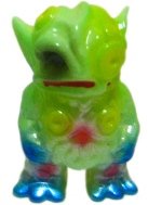 Micro Ooze Bat - Painted figure by Chanmen, produced by Gargamel. Front view.