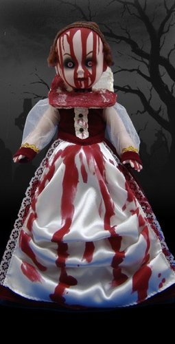 Countess Bathory figure by Ed Long & Damien Glonek, produced by Mezco. Front view.