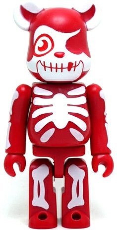 Atom Rage Vampire - Horror Be@rbrick Series 7 figure by Balzac, produced by Medicom Toy. Front view.