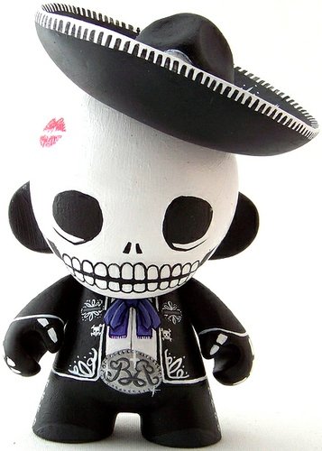 El Charro Negro figure by The Beast Brothers. Front view.