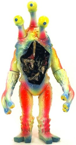 Fluorescent with Guts figure by Mark Nagata. Front view.